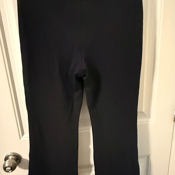 High Waisted Flare Work Pants with Pockets MD Black $59.95 - Picture 3 of 4